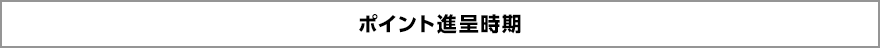 ポイント進呈時期