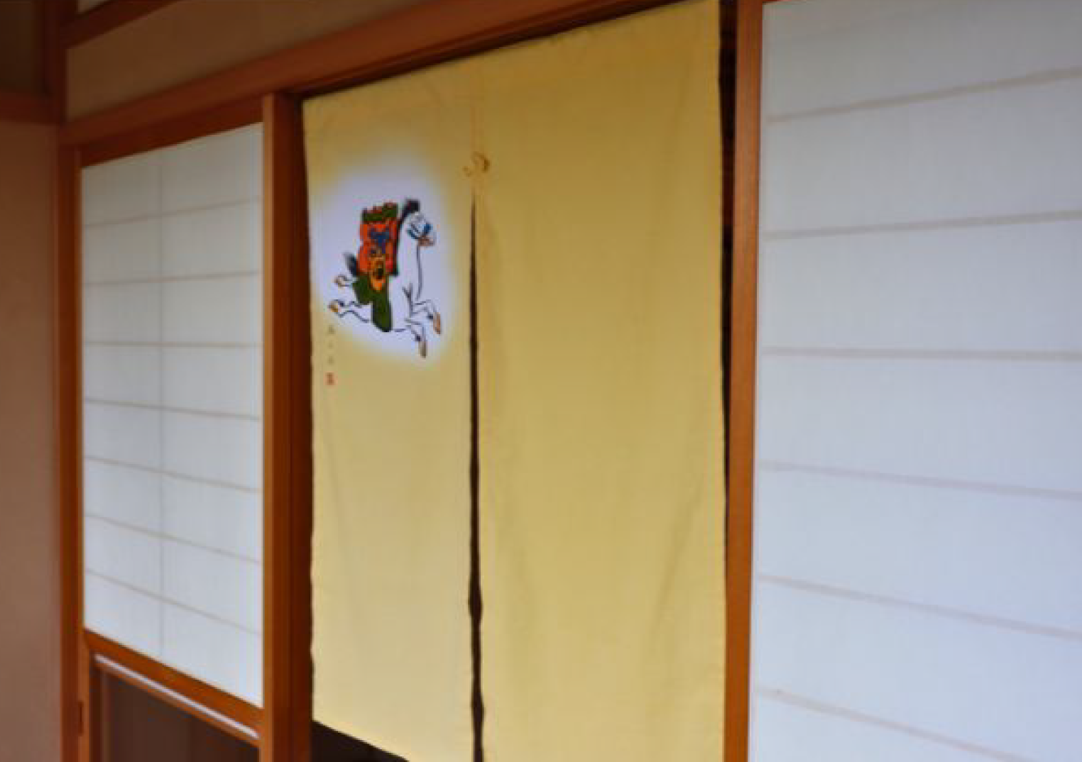 セミオーダーの暖簾